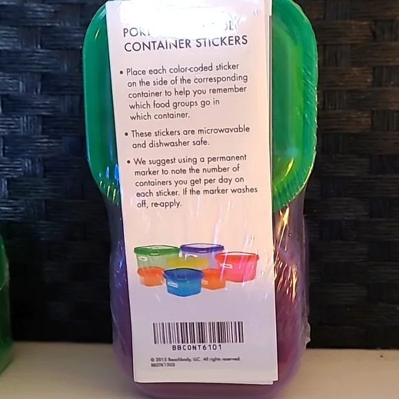 Portion Control Containers Sealed, never opened - Picture 1 of 5